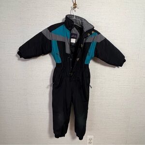 Vintage Boys One Piece Snow Suit